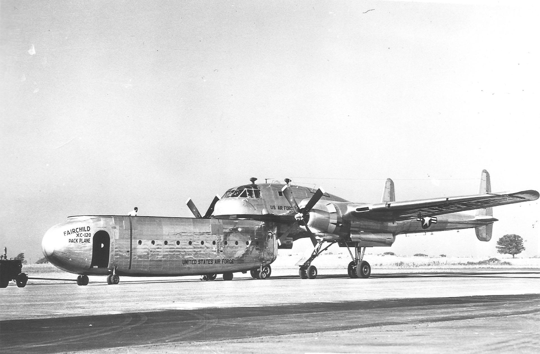 Name:  Fairchild XC-120 Packplane.jpg
Views: 712
Size:  444.5 KB